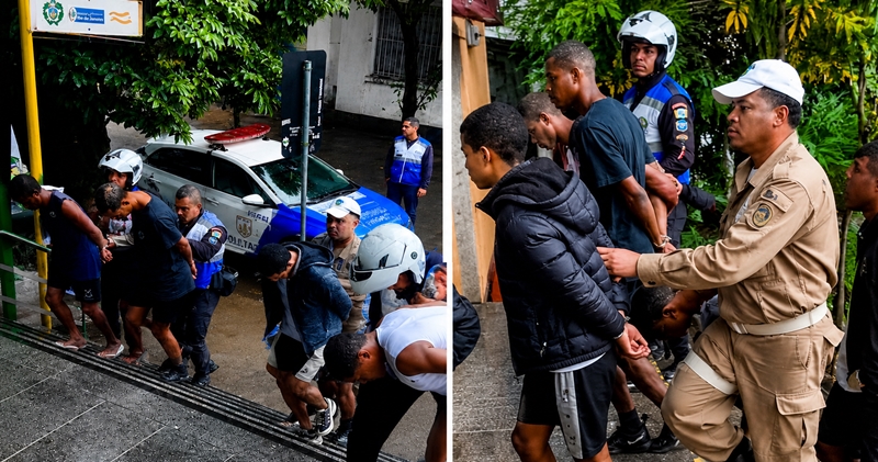 Polícia prende cinco suspeitos após perseguição na Zona Norte do Rio