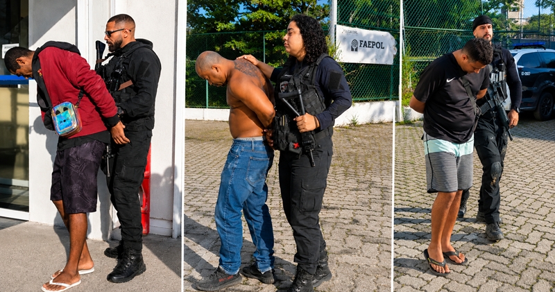 Criminosos são presos na Cidade de Deus e Vila Sapê
