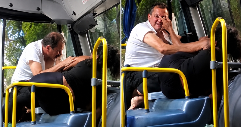 BRIGA DENTRO DE ÔNIBUS NO RIO TERMINA COM SOCOS, MORDIDAS E AÇÃO DA POLÍCIA