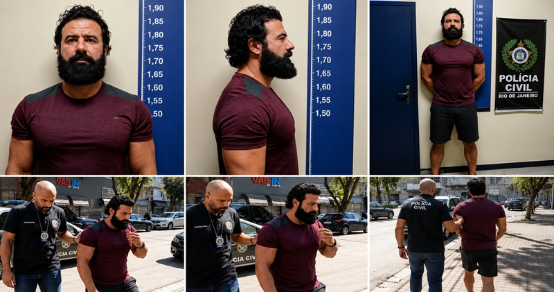 Gilbert Wagner Antunes Lopes, de 47 anos, conhecido como "Waguinho Batman", foi preso em Itaguaí, na Região Metropolitana do Rio