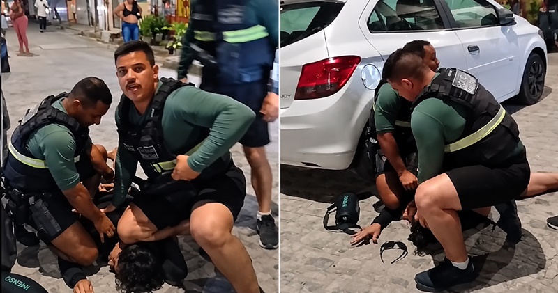 HOMEM MUDA A VOZ E FALA FRASES SEM CONTEXTO DURANTE DETENÇÃO E CENA INTRIGA INTERNAUTAS