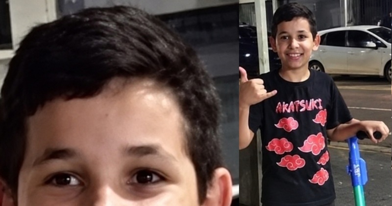 DESAPARECIDO MENINO ARTHUR MIGUEL, DE 9 ANOS APÓS SAIR PARA BRINCAR