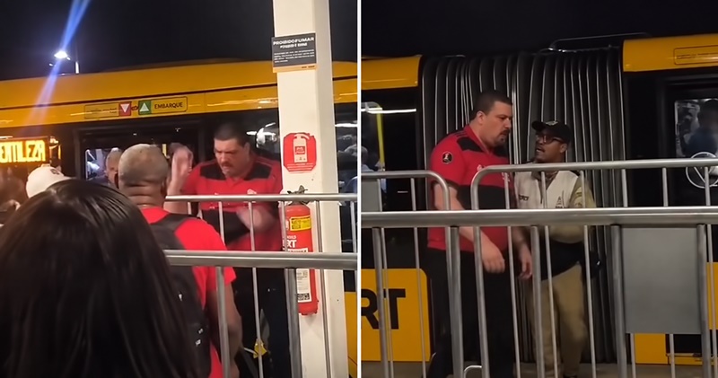 HOMEM ARMADO COM FACA ATACA CAMELÔ EM ESTAÇÃO DO BRT DE DEODORO
