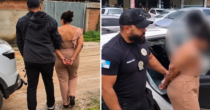 MULHER SUSPEITA DE MATAR COMPANHEIRO A FACADAS E MUTILÁ-LO É PRESA EM ARARUAMA